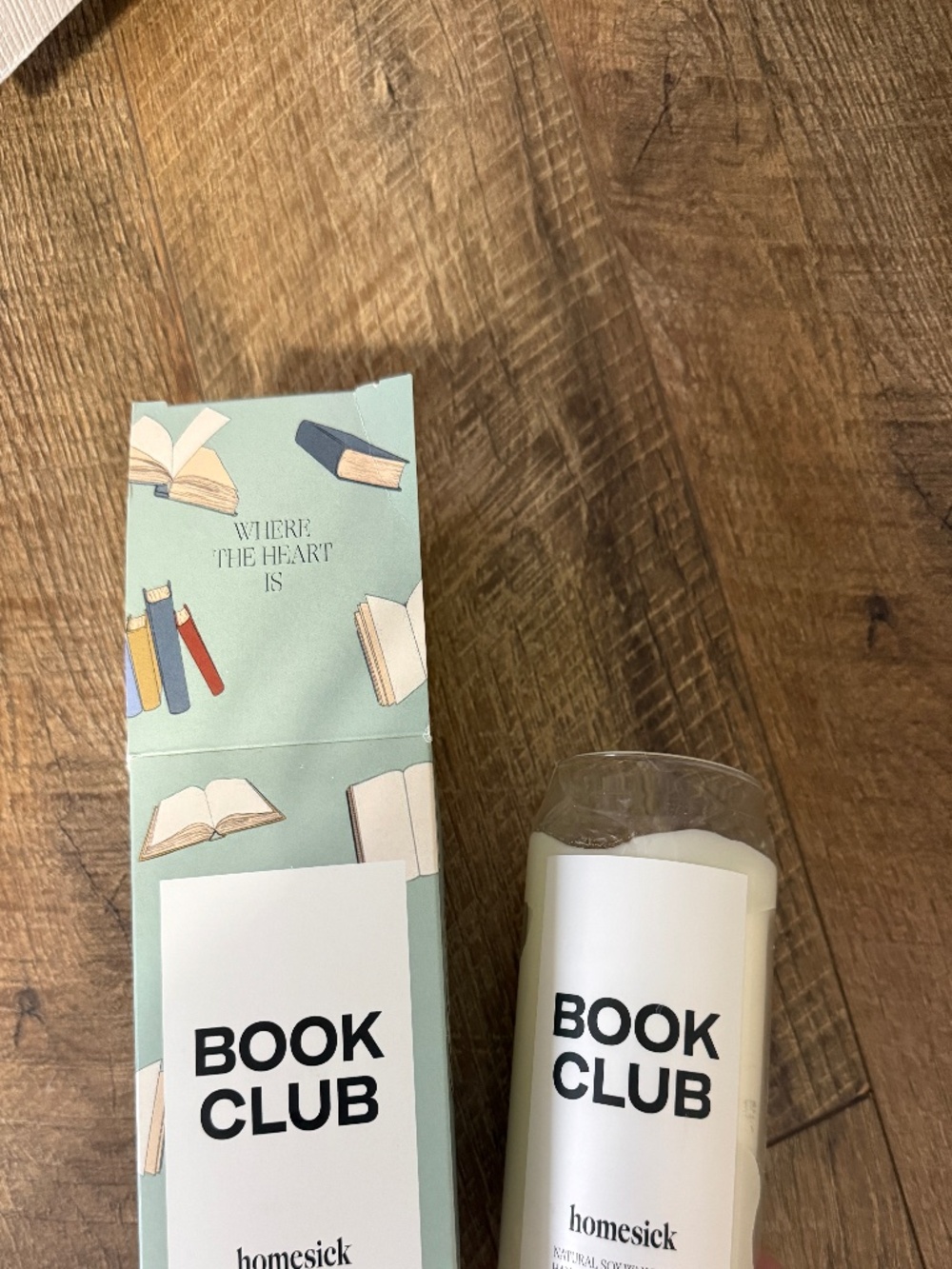 Book Club Homesick Candle